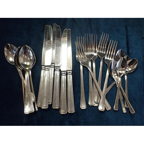 44 - A QUANTITY OF VINTAGE VINERS STAINLESS STEEL CUTLERY