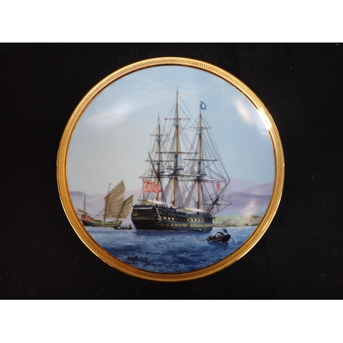 78 - A SET OF 'GREAT SHIPS OF THE GOLDEN AGE OF SAIL' COLLECTOR'S PLATES (10) with other ceramics a Royal... 