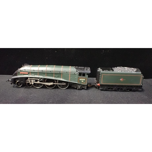 163 - A COLLECTION OF HORNBY 00 GAUGE MODELS OF A4 LOCOMOTIVES all in British Railways green livery