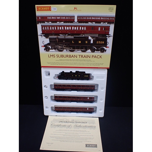 165 - HORNBY 00 GAUGE BOXED TRAIN SETS LMS Suburban Train Pack and GWR Terrier Train Pack. Sound chip fitt... 