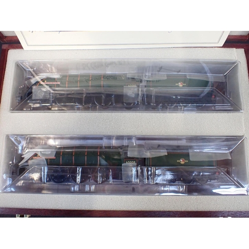 170 - BACHMANN MALLARD 75 GREAT GOODBYE TRANSATLANTIC SET Wooden boxed set of the two visiting A4 locomoti... 