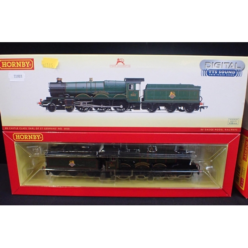 176 - HORNBY 00 GAUGE GREAT WESTERN LOCOMOTIVES BOXED AS NEW Castle Class Earl of St Germans, Class 61 Pra... 