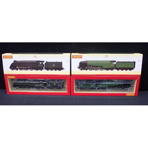 177 - HORNBY 00 GAUGE LNER LOCOMOTIVES BOXED AS NEW Class W1 Hush Hush and Class W1 rebuilt. Sound chip fi... 