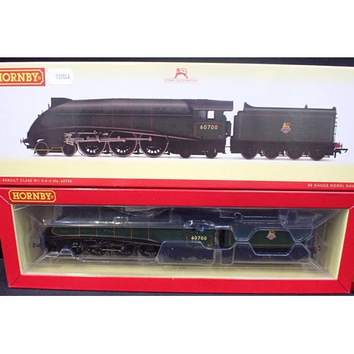 177 - HORNBY 00 GAUGE LNER LOCOMOTIVES BOXED AS NEW Class W1 Hush Hush and Class W1 rebuilt. Sound chip fi... 