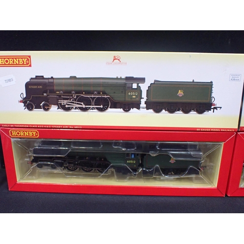 182 - HORNBY 00 GAUGE LNER LOCOMOTIVES BOXED AS NEW Class A3 Flying Scotsman x 2, Class A4 Sir Charles New... 