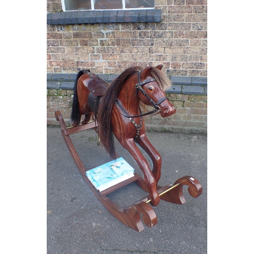 191 - A JUDY 'F' DESIGN ROCKING HORSE, BY JUDY FERGUSSON 'Gymkhana Pony' model, of laminated construction,... 