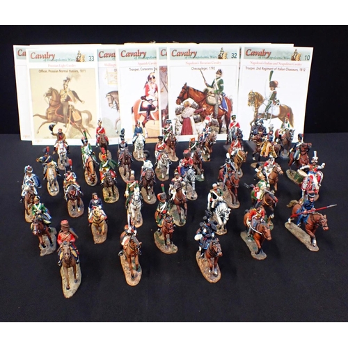 239 - A COLLECTION OF DEL PRATO AND OTHER MILITARY FIGURES cavalry of the Napoleonic period, with a collec... 