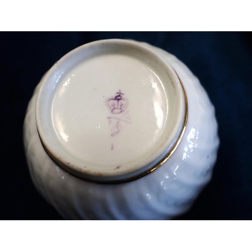 265 - AN EXPORT TEABOWL AND SAUCER underglaze blue and painted with (worn) gilding, and two 18th century D... 