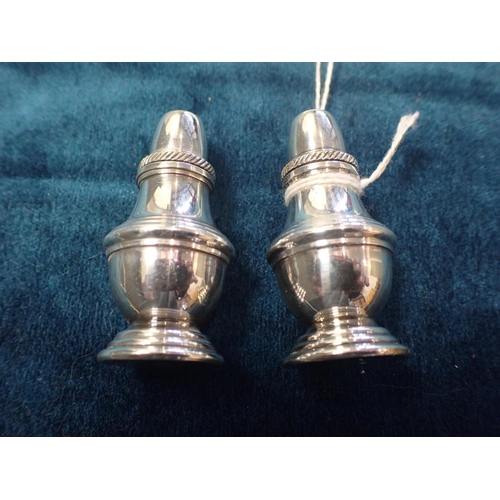 361 - ASPREY: A PAIR OF WHITE METAL SALTS (2)