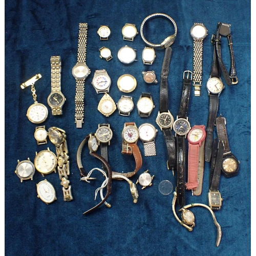 438 - A QUANTITY OF LADIES' WRISTWATCHES including Loris, Tissot and others (a lot)