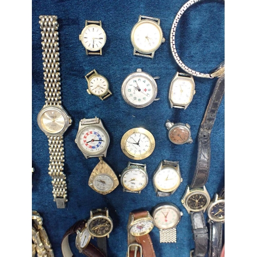 438 - A QUANTITY OF LADIES' WRISTWATCHES including Loris, Tissot and others (a lot)