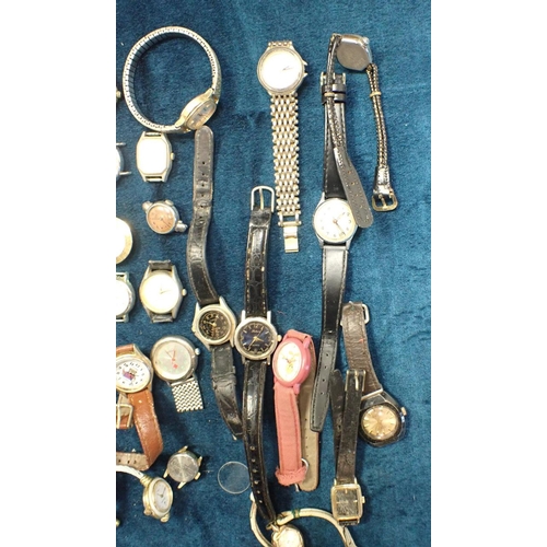 438 - A QUANTITY OF LADIES' WRISTWATCHES including Loris, Tissot and others (a lot)