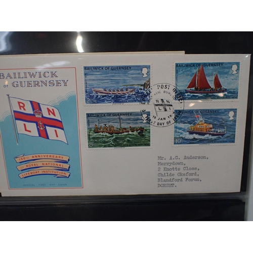 519 - A QUANTITY OF FIRST DAY COVERS in albums (5)