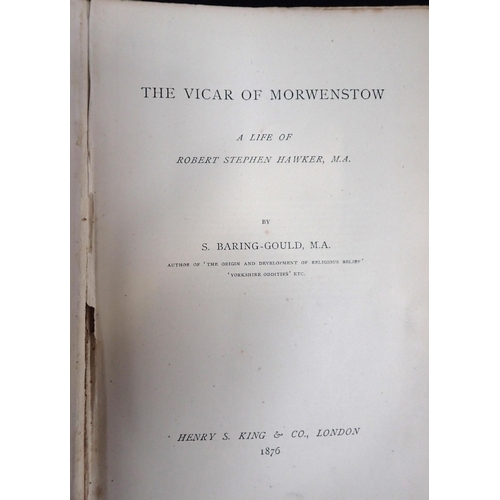 568 - REV ROBERT STEHEN HAWKER of MORWENSTOW a collection of books by or about this famous Cornish poet an... 