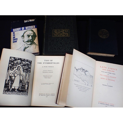 578 - THOMAS HARDY: 'LATE LYRICS AND EARLIER', WESSEX EDITION Macmillan and Co 1926 (ex library copy), wit... 