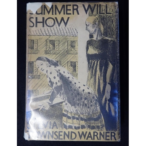 662 - SYLVIA TOWNSEND WARNER SUMMER WILL SHOW 1st edition 1936, with other Warner 1st and early editions, ... 