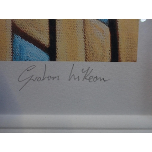 719 - GRAHAM MCKEAN four limited edition prints, Painting the Town Red, Swings and Roundabouts, Chasing th... 