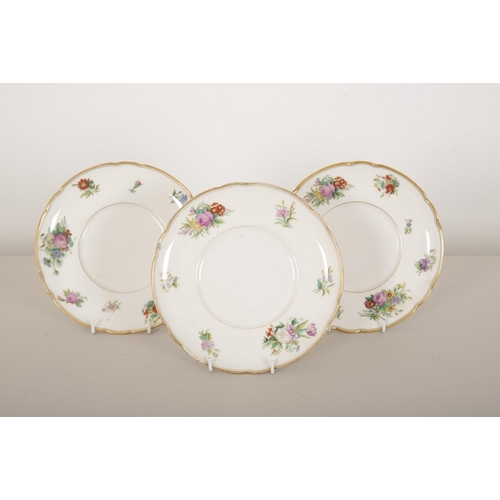 100 - A CONTINENTAL PORCELAIN PART DINNER SERVICE

impressed numeral marks to the undersides, including tw... 