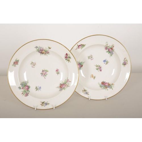 100 - A CONTINENTAL PORCELAIN PART DINNER SERVICE

impressed numeral marks to the undersides, including tw... 