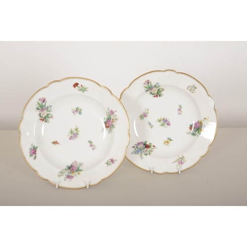 100 - A CONTINENTAL PORCELAIN PART DINNER SERVICE

impressed numeral marks to the undersides, including tw... 