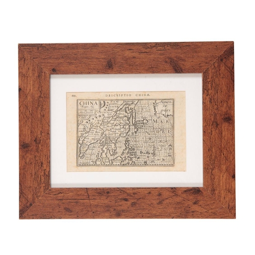 225 - BARENT LANGENES (16TH/17TH CENTURY) 'China Regio Asie'

engraved by Petrus Kaerius, a map of China i... 