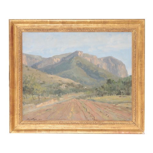 74 - *NORMAN R. HEPPLE (1908-1994) 'Countryside behind Javea - Spain'

signed and dated 1972 lower left, ... 