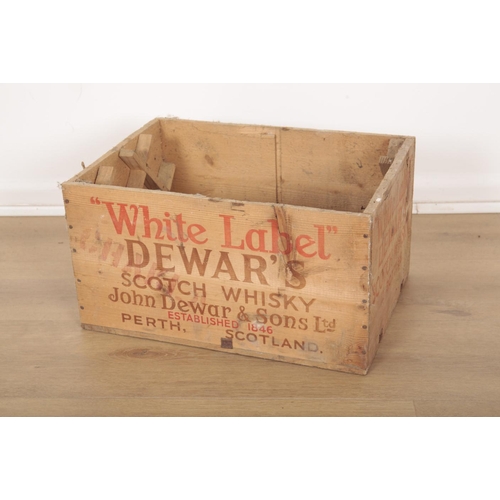 92 - A GROUP OF THREE VINTAGE WHISKEY CRATES

including a 'Johnnie Walker Red Label' crate, 31.5cm high x... 