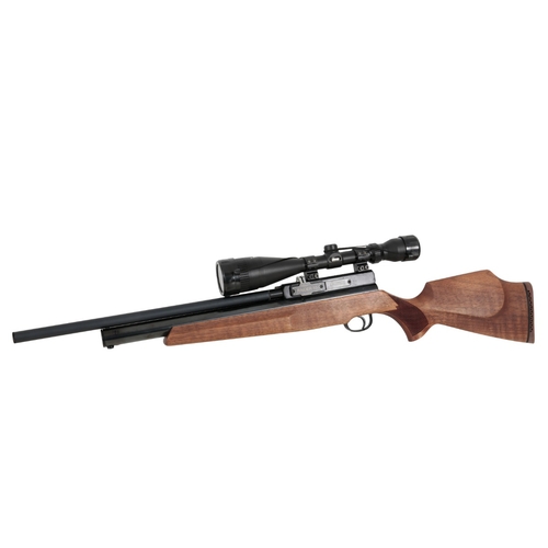 138 - WEBLEY & SCOTT LTD RAIDER 10 .22 AIR RIFLE

with synthetic walnut stock, fitted with a hawk 4-16x50 ... 