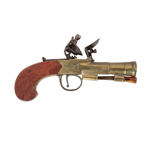 153 - ATKINS OF LONDON: A LATE 19TH CENTURY POCKET BLUNDERBUSS

with flintlock action, the 2.5