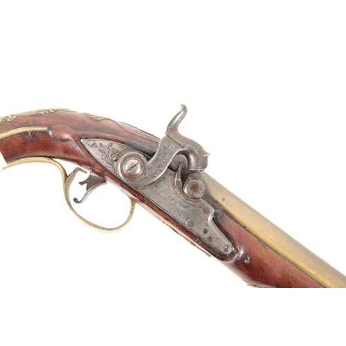 155 - HEYLIN OF CORNHILL, LONDON: AN EARLY 19TH CENTURY POCKET BLUNDERBUSS

the percussion action converte... 