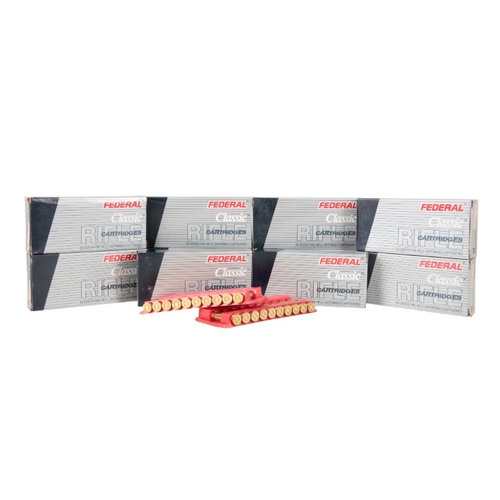 201 - *200 ROUNDS OF 32 WIN SPECIAL FEDERAL CLASSIC AMMUNITION

(old shop stock) (200)

*Note: The Buyer m... 