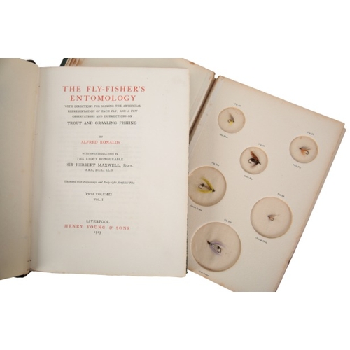 309 - RONALDS, ALFRED, 'The Fly-Fisher's Entomology'

volumes 1 & 2, limited edition 72 of 250 with Henry ... 