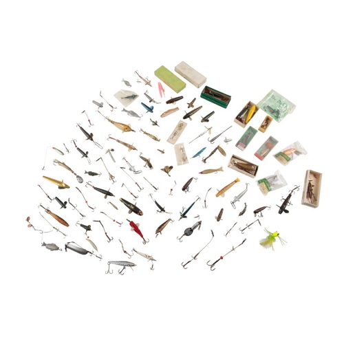 37 - A COLLECTION OF FISHING LURES

by various makers including Hatton, Richard Foreshore & Co. Ltd, Shak... 