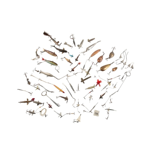 49 - ALBERT SMITH & CO., REDDITCH: A FISHING LURE

and a quantity of other fishing lures, spoons and bait... 