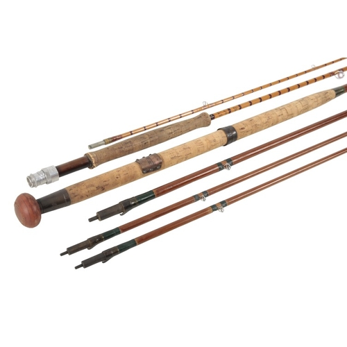 7 - A HARDY HALFORD KNOCKABOUT PALAKONA TWO PIECE TROUT FLY ROD

in the original Hardy canvas rod bag; a... 