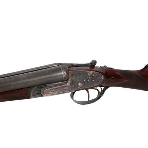 84 - *AYA No 2 12 BORE S/S SHOTGUN

with side lock ejector, walnut stock and walnut chequered forend grip... 