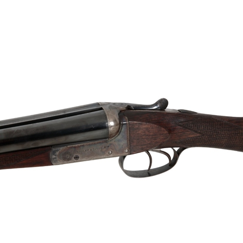 90 - *WEBLEY & SCOTT LTD: A MODEL 700 12 BORE S/S SHOTGUN

non-ejector, with walnut stock, walnut chequer... 