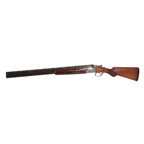 92 - *MERKEL 12 BORE O/U SKEET SHOTGUN

with walnut stock and forend, floral engraved action, single trig... 