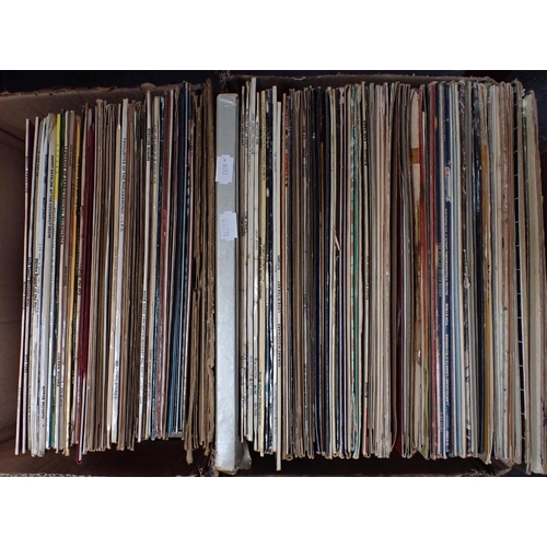 113 - A QUANTITY OF VINYL LP RECORDS mixed, but mostly classical (damaged sleeves)