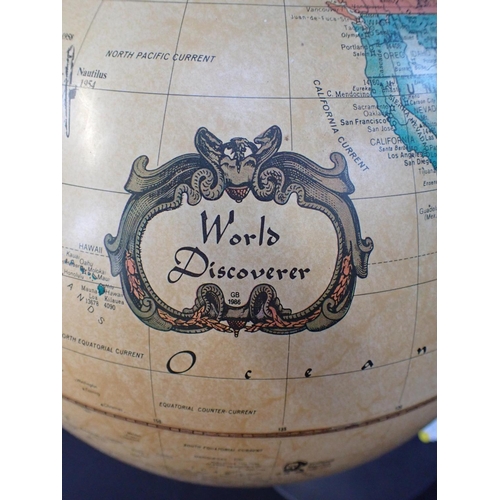 131 - A 1980s SCAN-GLOBE ILLUMINATED TERRESTRIAL GLOBE C.1986 43cm high