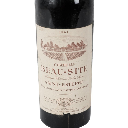 217 - CHÃTEAU BEAU-SITE MARGAUX 1961 75cl