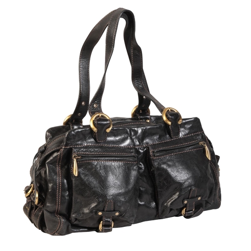 246 - FRANCESCO BIASIA: THREE LEATHER HANDBAGS each with dust bags (3)