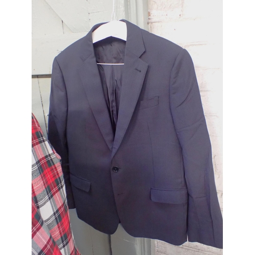 170 - A QUANTITY OF MENS' JACKETS various makes including an 'Armani Collezione C line' jacket, and other ... 