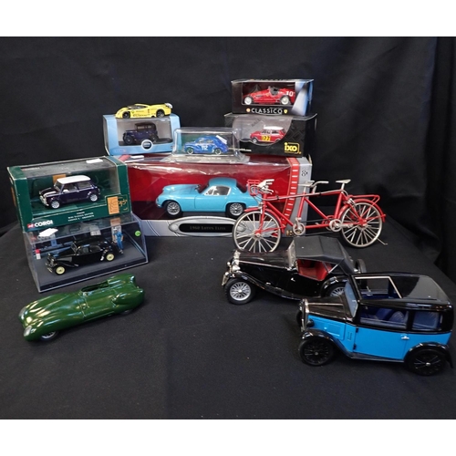 176 - A COLLECTION OF MODEL VEHICLES Classico, Ixo, Corgi, and others, including a KNP tandem, and an un-n... 