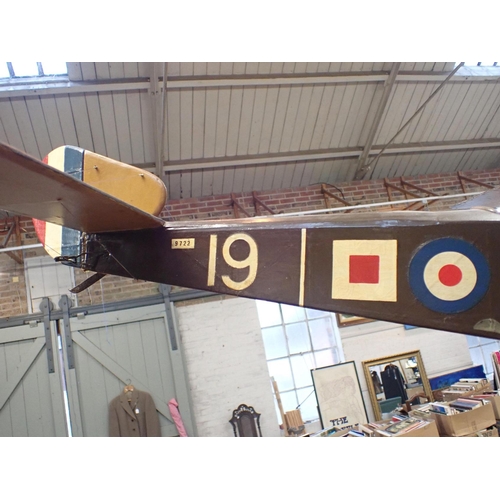 200 - SOPWITH 1 1/2 STRUTTER BIPLANE Hand -built flying model of this famous WW1 two-seater fighter and bo... 