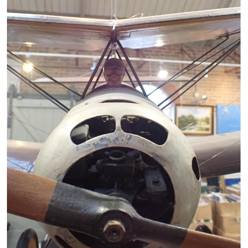 200 - SOPWITH 1 1/2 STRUTTER BIPLANE Hand -built flying model of this famous WW1 two-seater fighter and bo... 