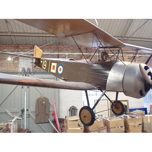 200 - SOPWITH 1 1/2 STRUTTER BIPLANE Hand -built flying model of this famous WW1 two-seater fighter and bo... 