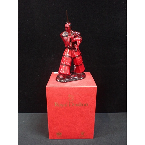 299 - ROYAL DOULTON FLAMBE 'SAMURAI WARRIOR' HN3402 by Tabbenor, 106 of 950 (boxed)