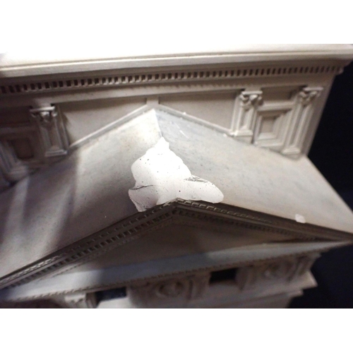 57 - A PAIR OF TIMOTHY RICHARDS BOOKENDS: SOMERSET HOUSE Strand facade (bollards loose, small chips), wit... 