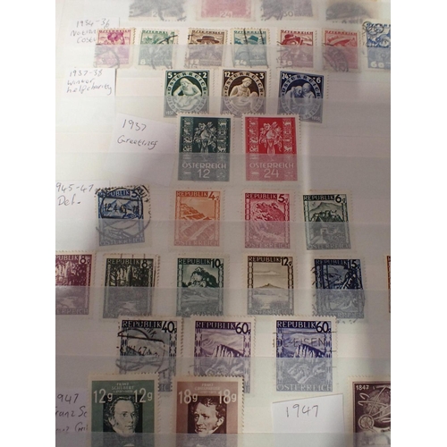 493 - A COLLECTION OF WORLD STAMPS, SOME MINT in albums, and some empty albums (8)